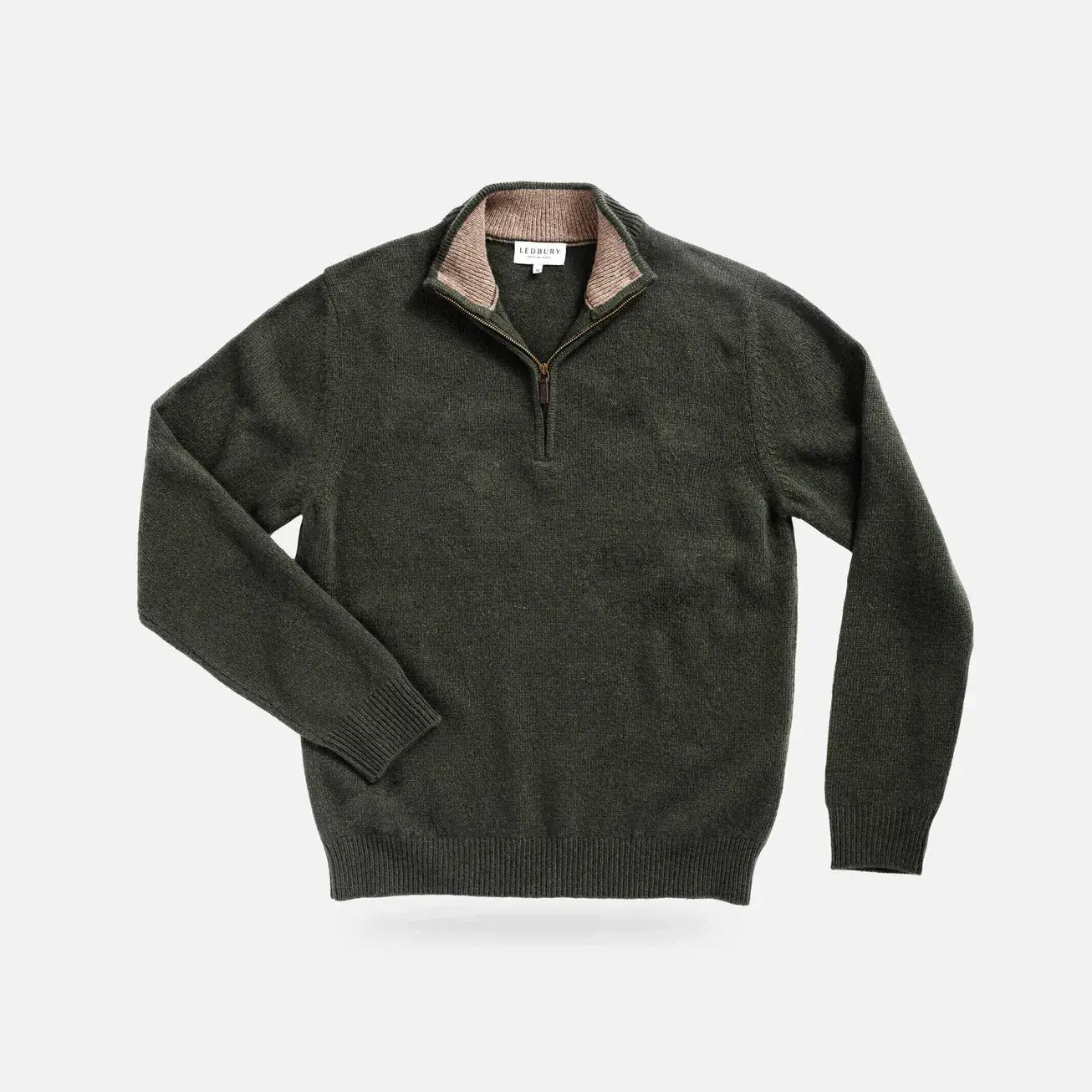 The Forest Ashton Quarter-Zip Sweater Sweater- Ledbury