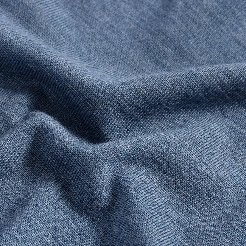 The Blue Heather Emmons V-Neck Sweater Sweater- Ledbury