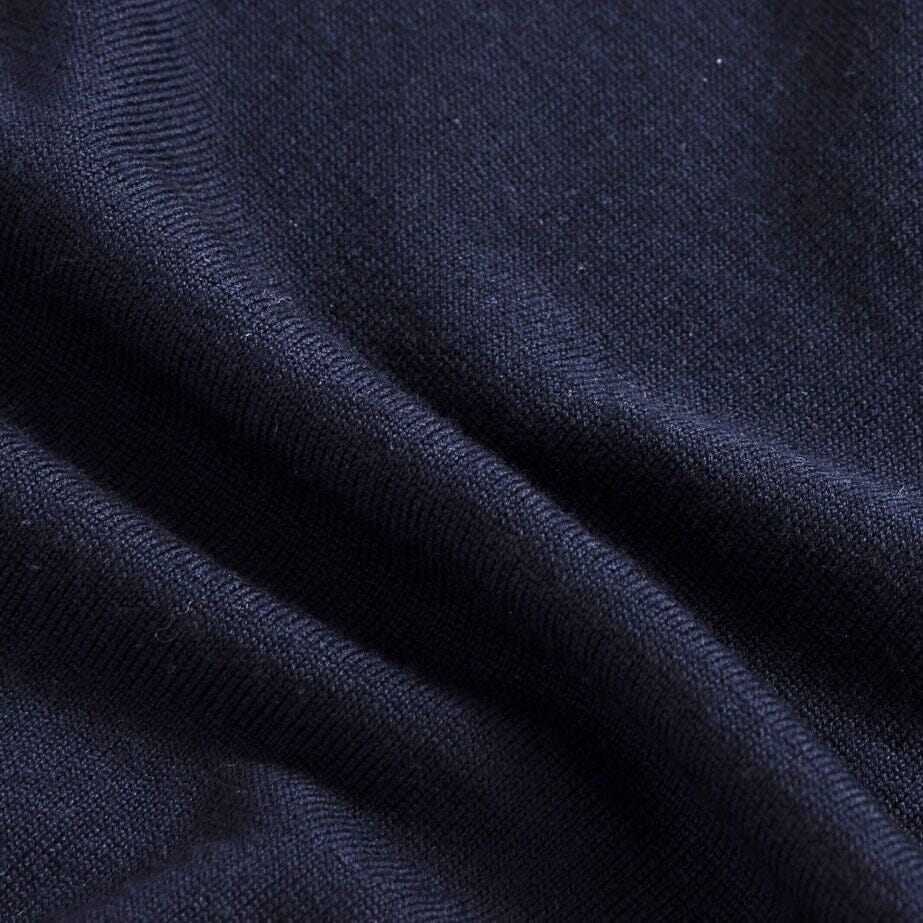 The Navy Emmons V-Neck Sweater Sweater- Ledbury
