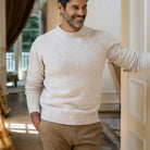 The Beige Boden Crew Sweater Sweater- Ledbury