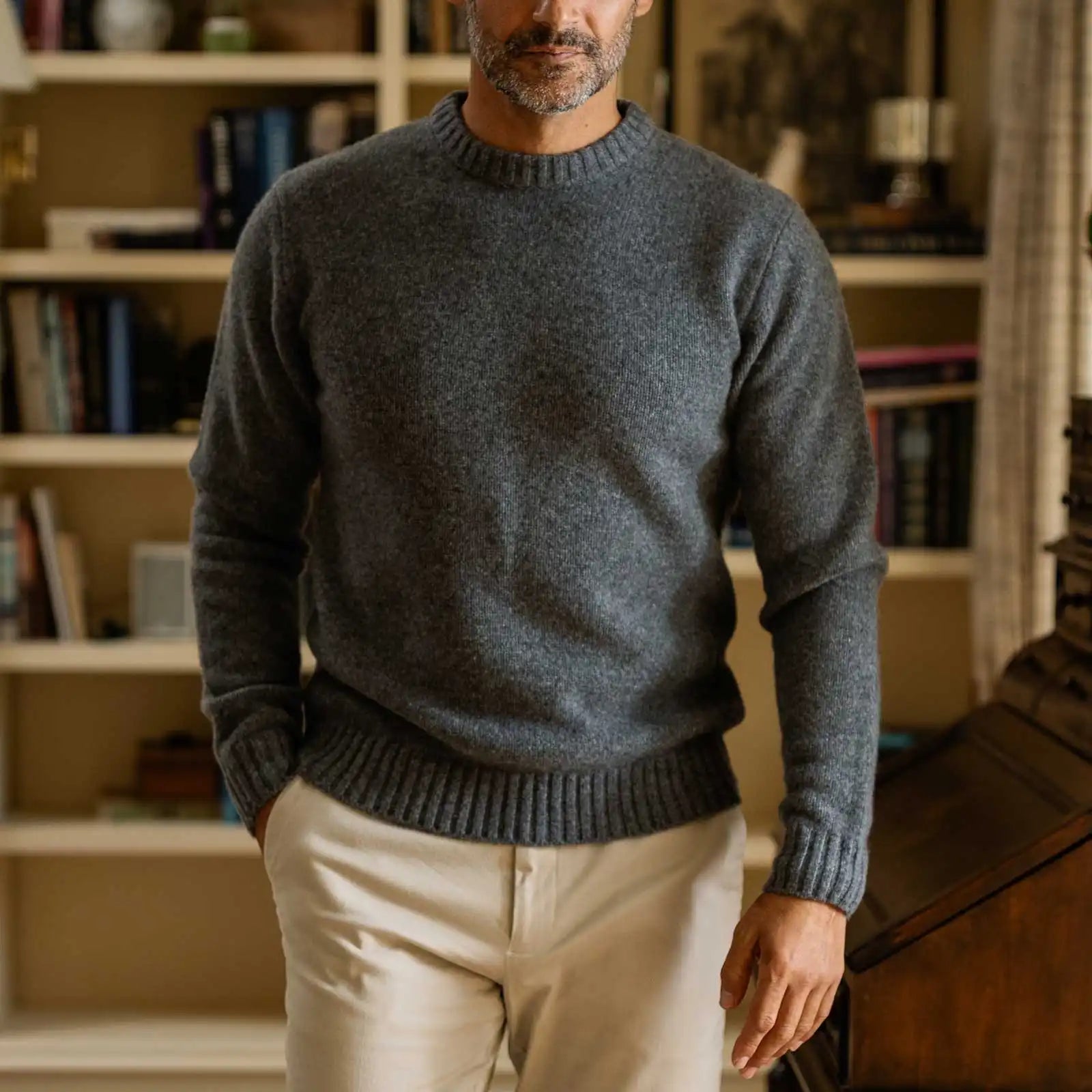 The Charcoal Boden Crew Sweater Sweater- Ledbury