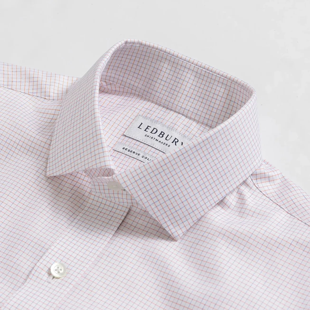 The Apricot Kentland Check Custom Shirt Custom Dress Shirt- Ledbury