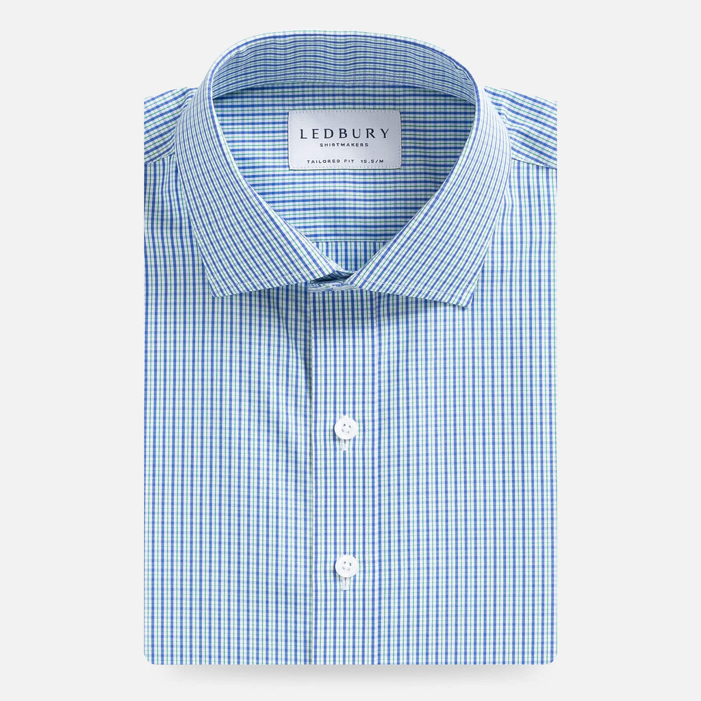 The Green Simmons Check Dress Shirt Dress Shirt- Ledbury