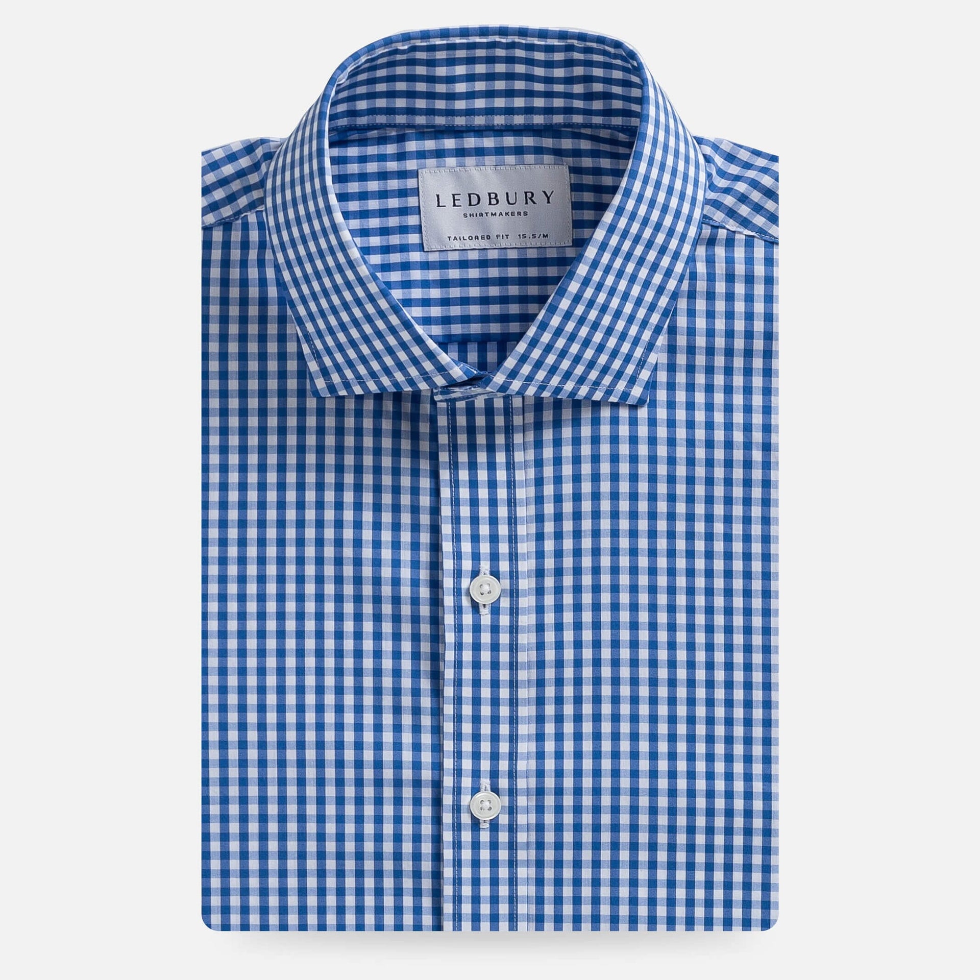 blue gingham dress shirt The Movement - Light A curved hem bottom allows for an untucked more casual look to this Mizzen+Main long The Blue Broughton Stretch Poplin