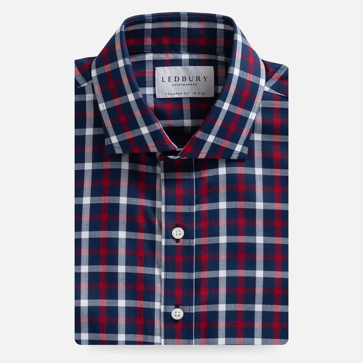 The Red Miller Check Custom Shirt Custom Casual Shirt- Ledbury
