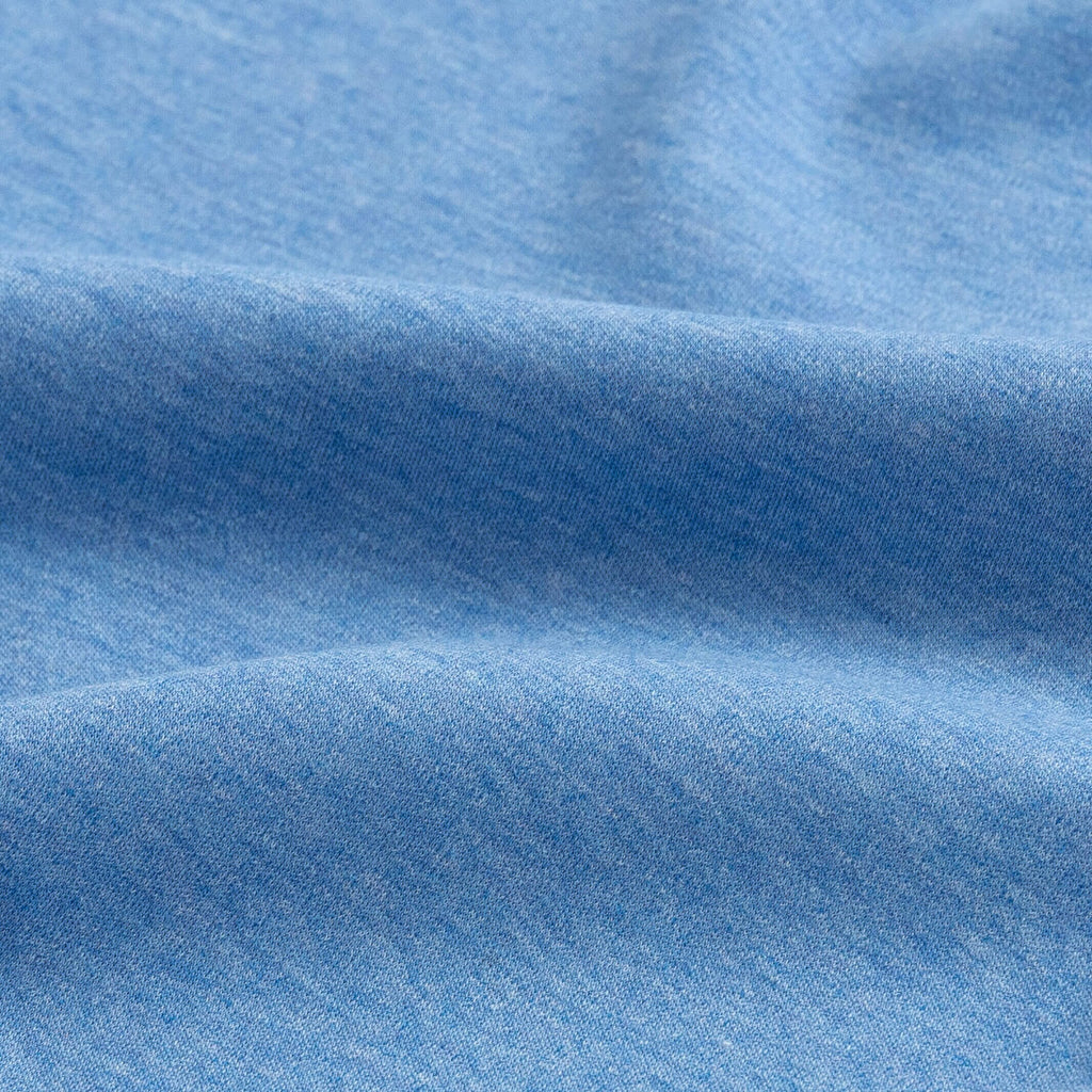 The Blue Heather Arlon Knit Long Sleeve Custom Polo Custom Polo- Ledbury