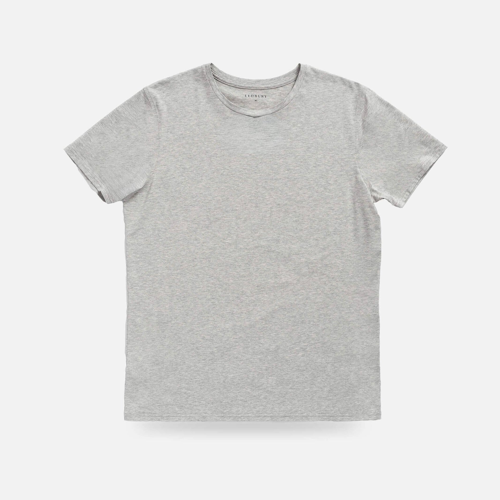 The Heather Grey Crew Neck T-Shirt – Ledbury