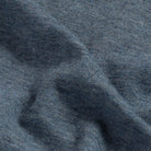 Fabric detail of the Ledbury Freeman Knit Custom Polo — cotton-modal jersey knit in Bay Blue
