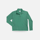 Ledbury Freeman Sport Quarter Zip in Parakeet Green, flat lay