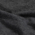 Fabric detail of the Ledbury Freeman Knit Custom Polo — cotton-modal jersey knit in Charcoal Grey
