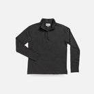 Ledbury Freeman Sport Quarter Zip in Charcoal Grey, flat lay