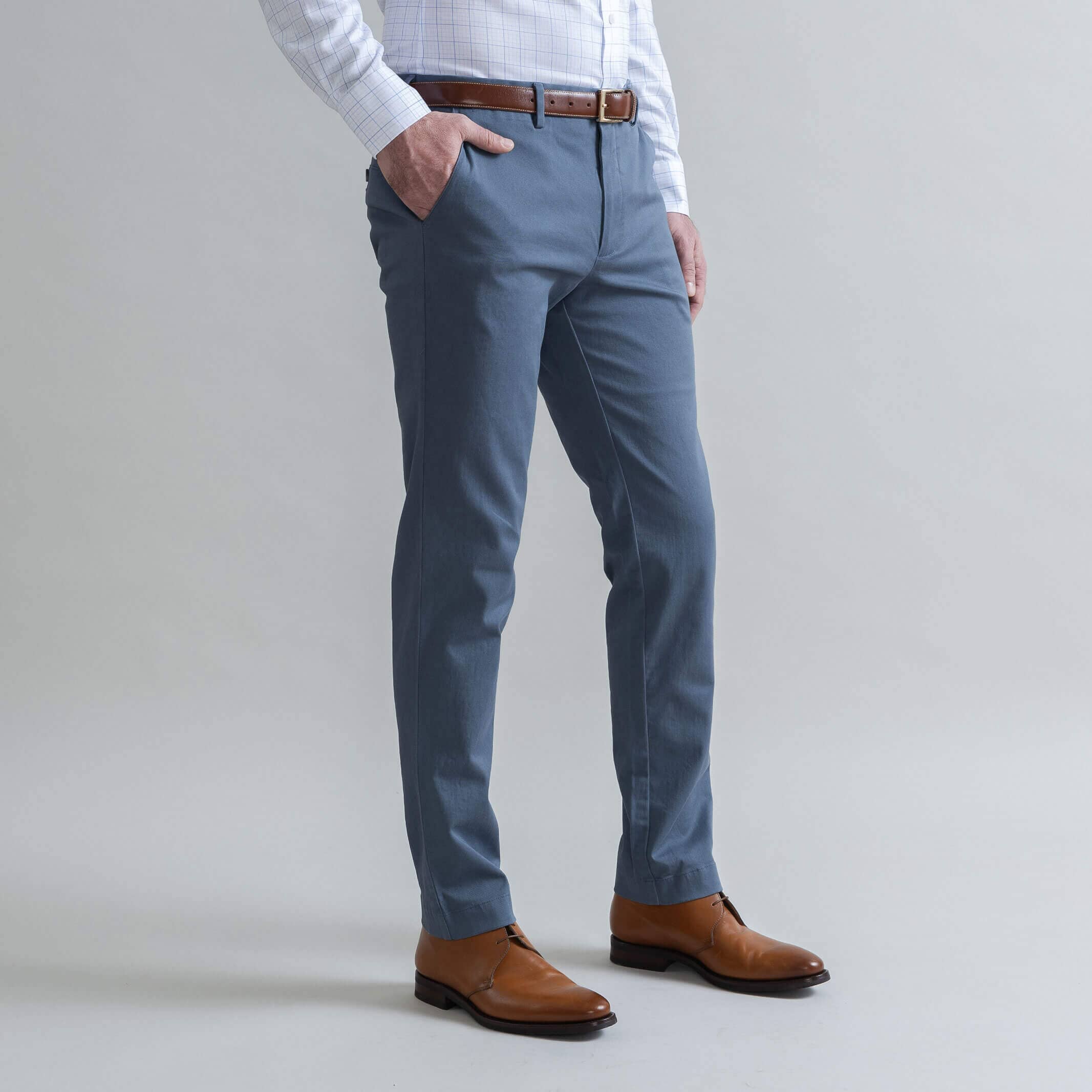 The Slate Blue Richmond Chino Custom Pant Custom Pant- Ledbury