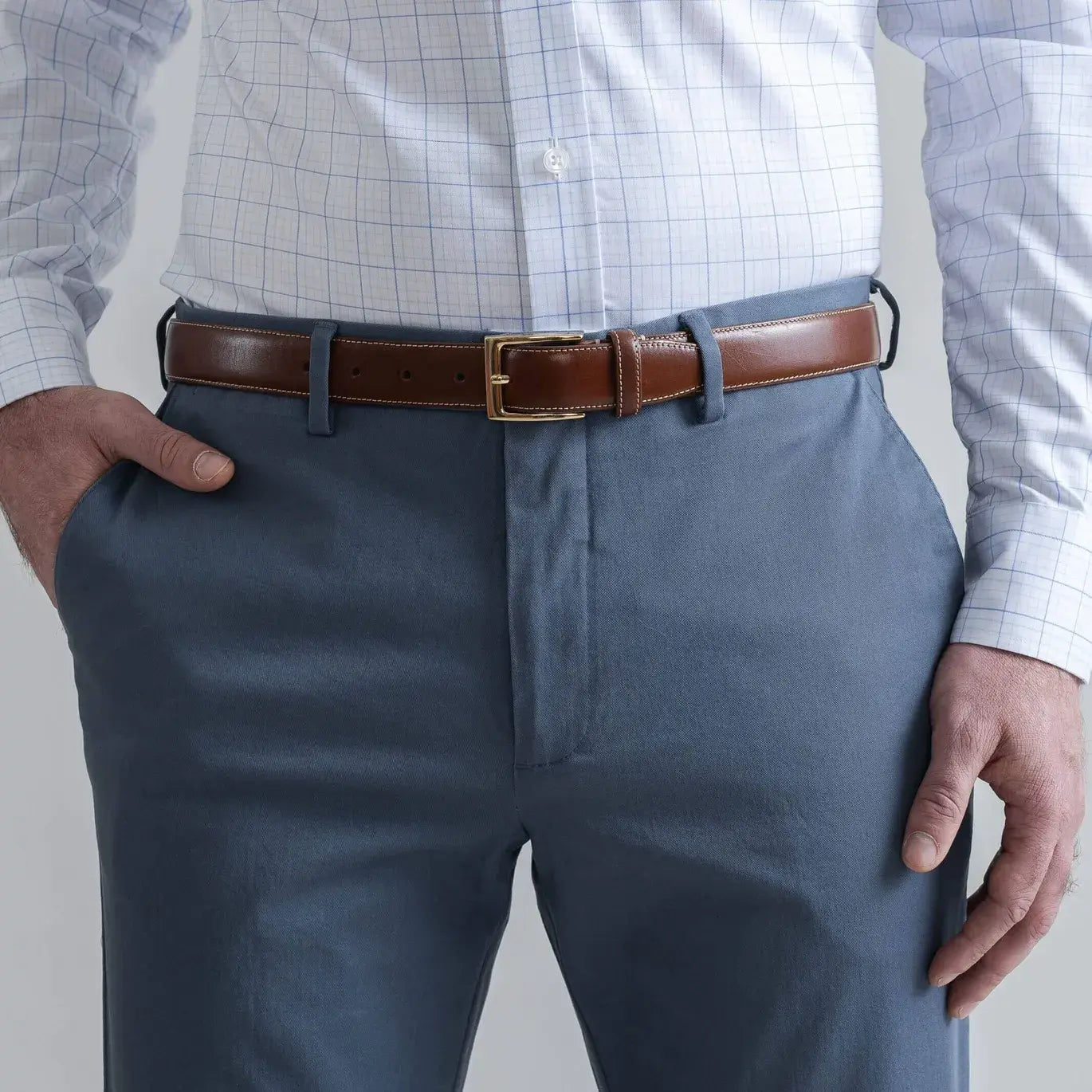 The Slate Blue Richmond Chino Custom Pant Custom Pant- Ledbury