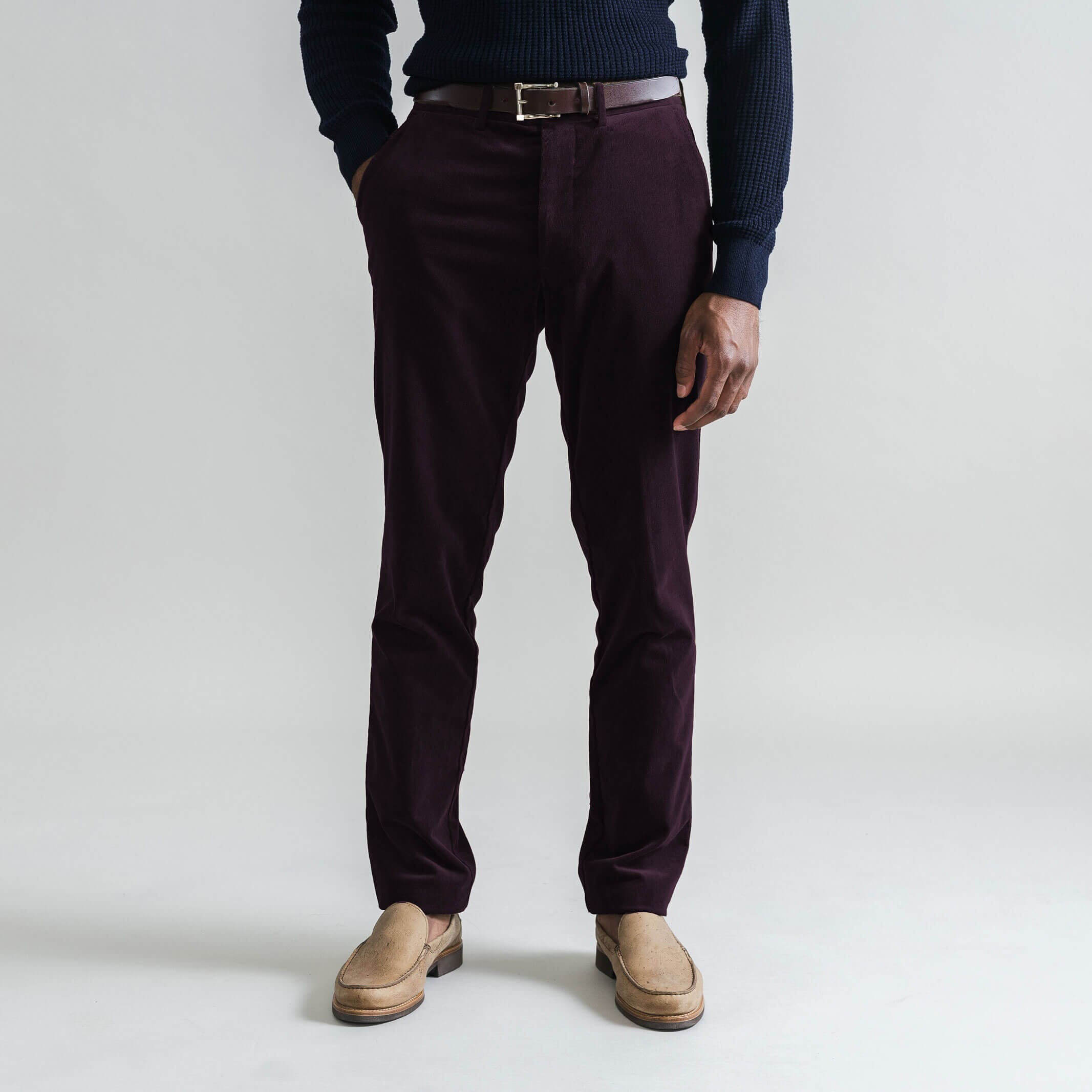 The Oxblood Corduroy Richmond Chino Custom Pant – Ledbury