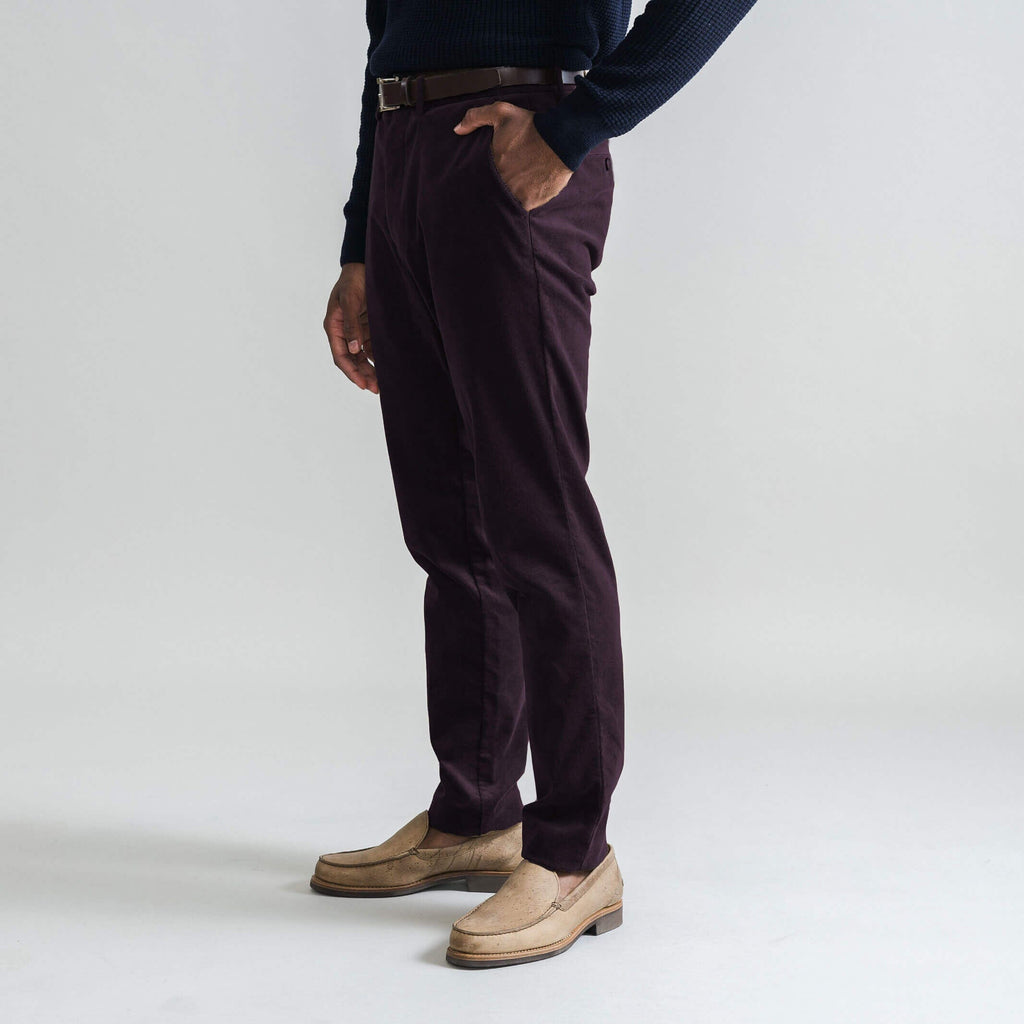 The Oxblood Corduroy Richmond Chino Custom Pant Custom Pant- Ledbury