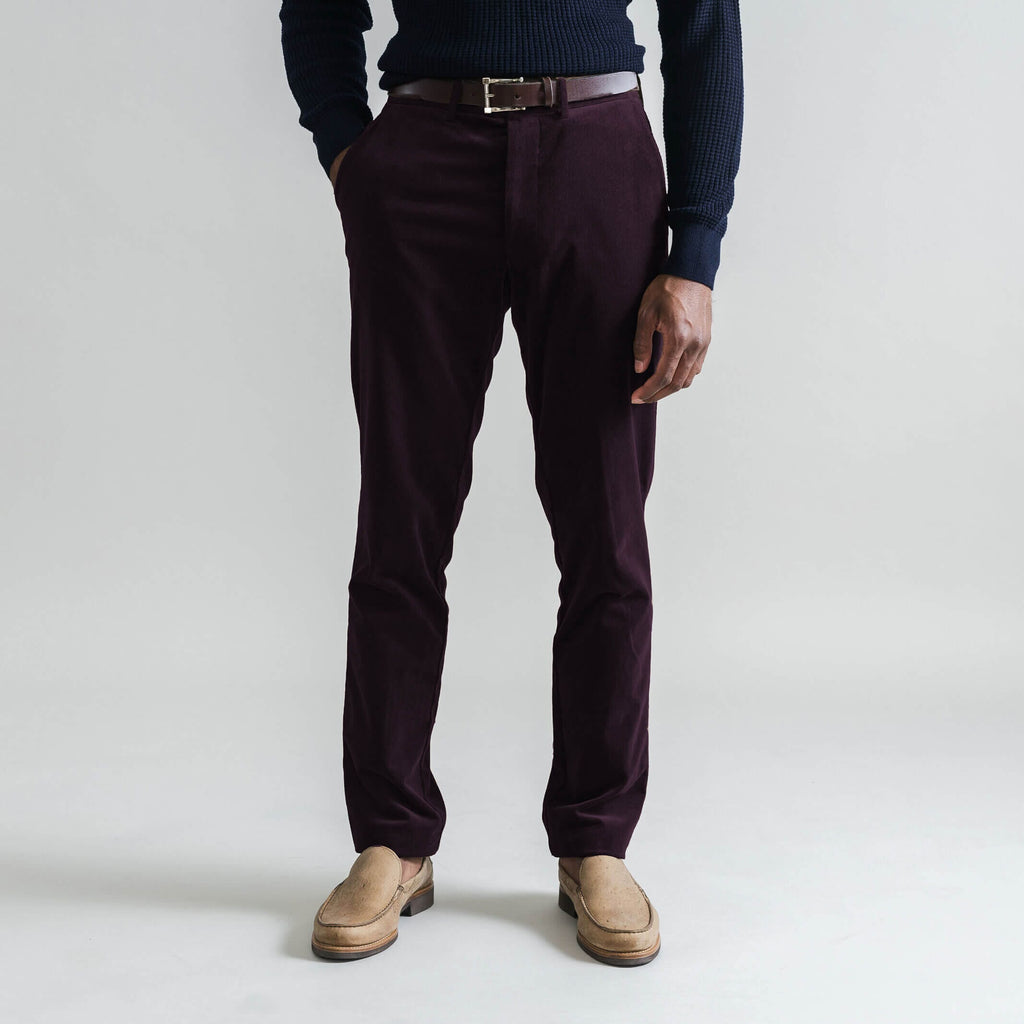 The Oxblood Corduroy Richmond Chino Custom Pant Custom Pant- Ledbury