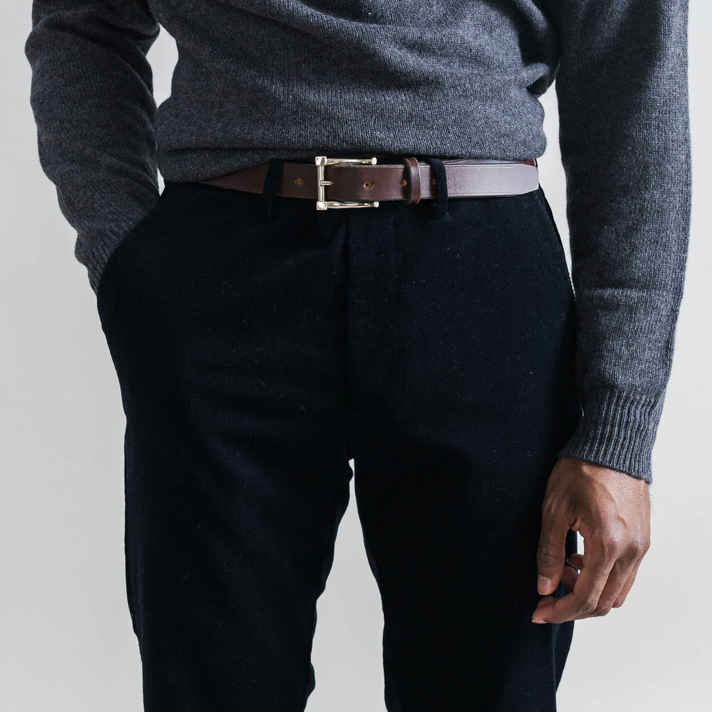 The Dark Navy Corduroy Richmond Chino Custom Pant Custom Pant- Ledbury