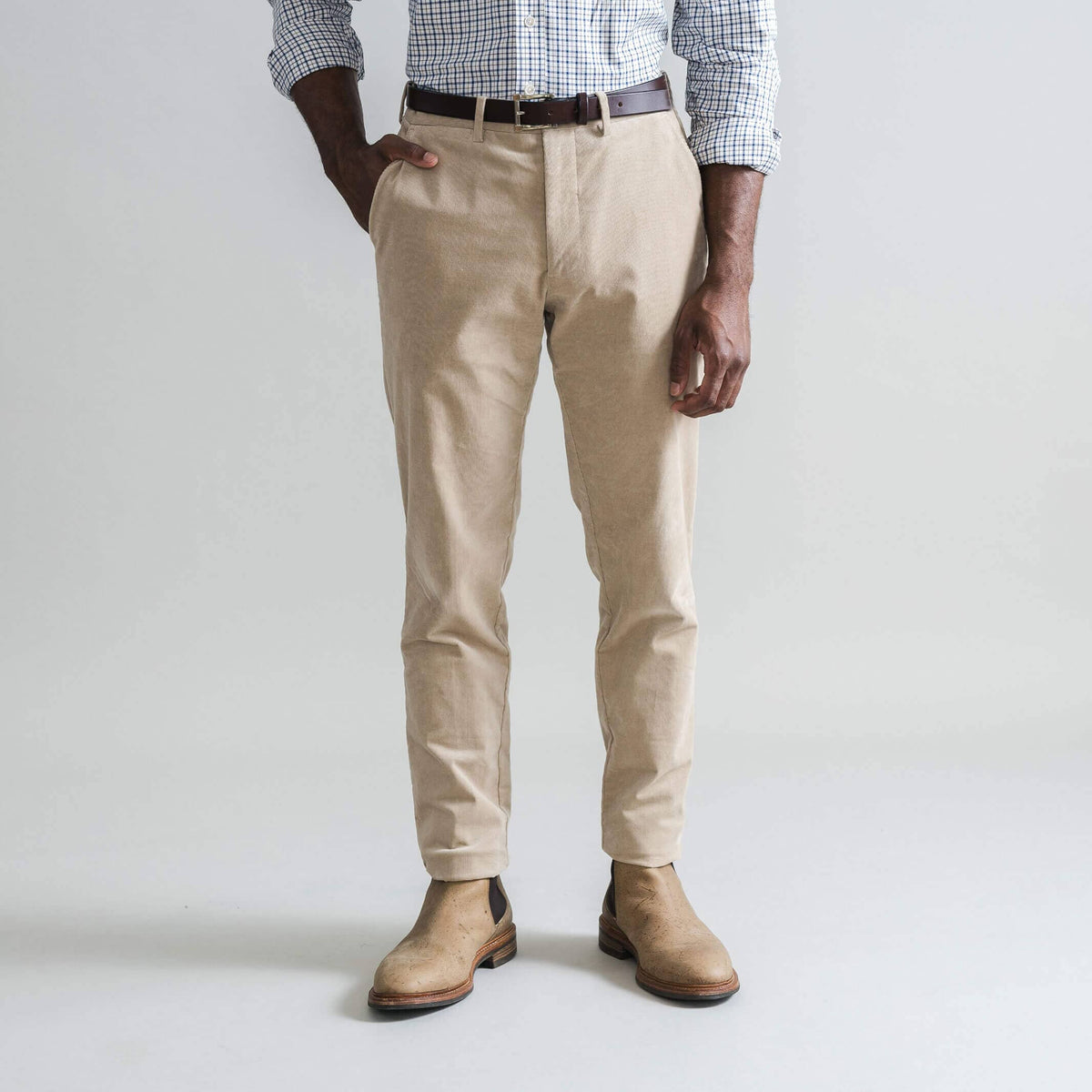 The Tan Corduroy Richmond Chino Custom Pant Ledbury
