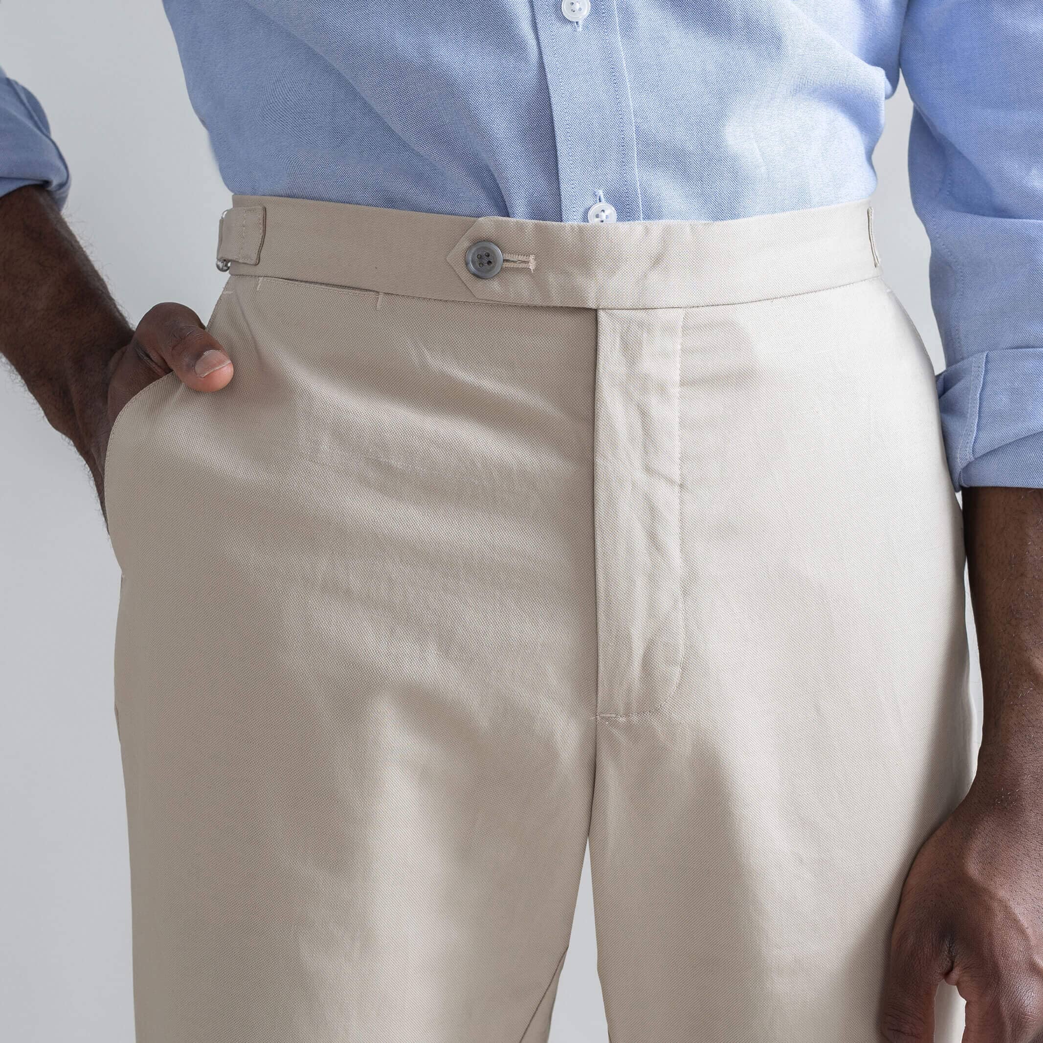 The Khaki All Season Richmond Dress Chino with Side Tabs