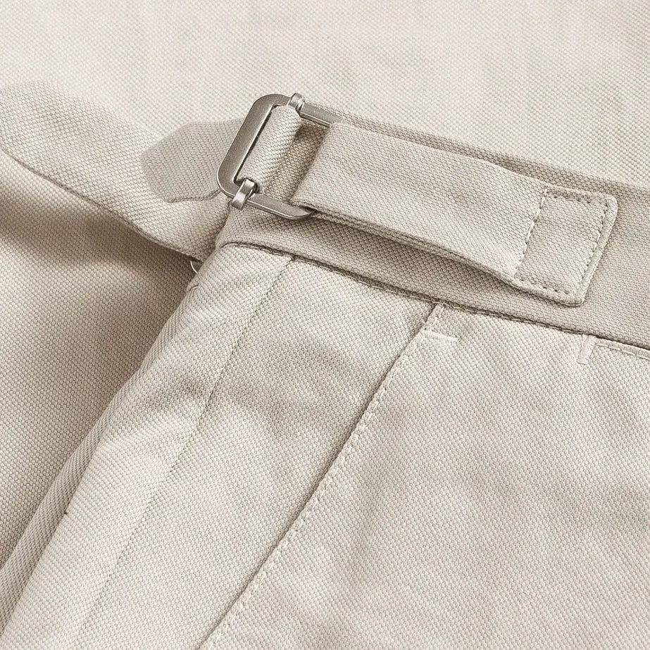 The Khaki All Season Richmond Dress Chino with Side Tabs Custom Pant Custom Pant- Ledbury