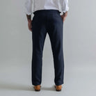 The Navy Wool Richmond Dress Chino Custom Pant Custom Pant- Ledbury