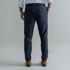 The Dark Navy Brushed Cotton Richmond Dress Chino Custom Pant Custom Pant- Ledbury