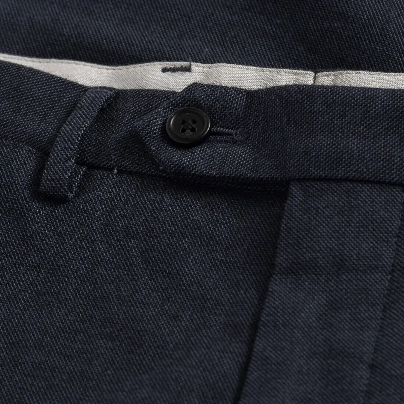 The Dark Navy Brushed Cotton Richmond Dress Chino Custom Pant Custom Pant- Ledbury