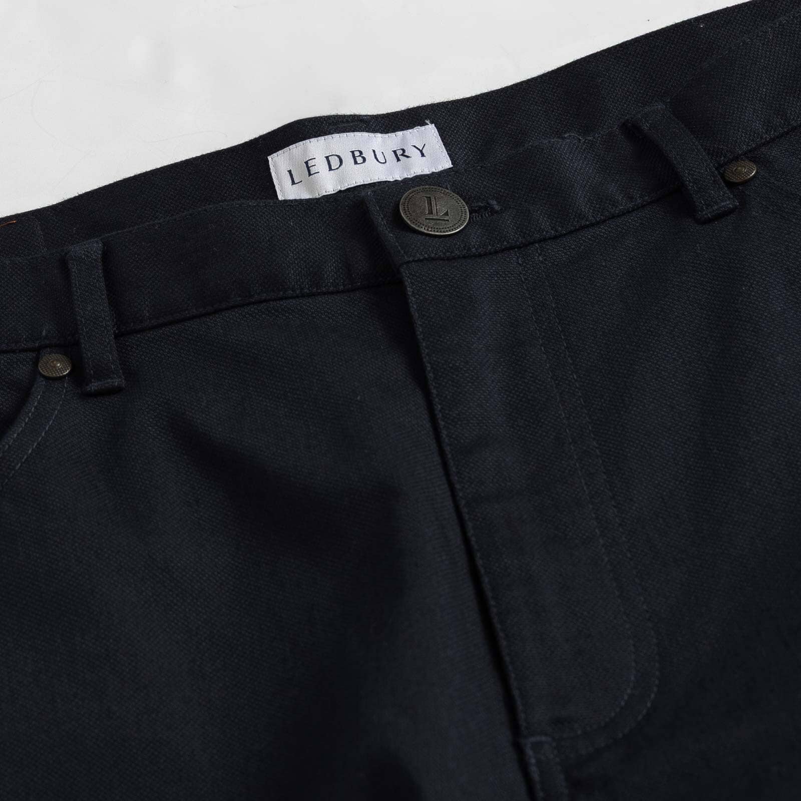 The Navy Stretch Canvas Franklin 5 Pocket Custom Pant Custom Pant- Ledbury
