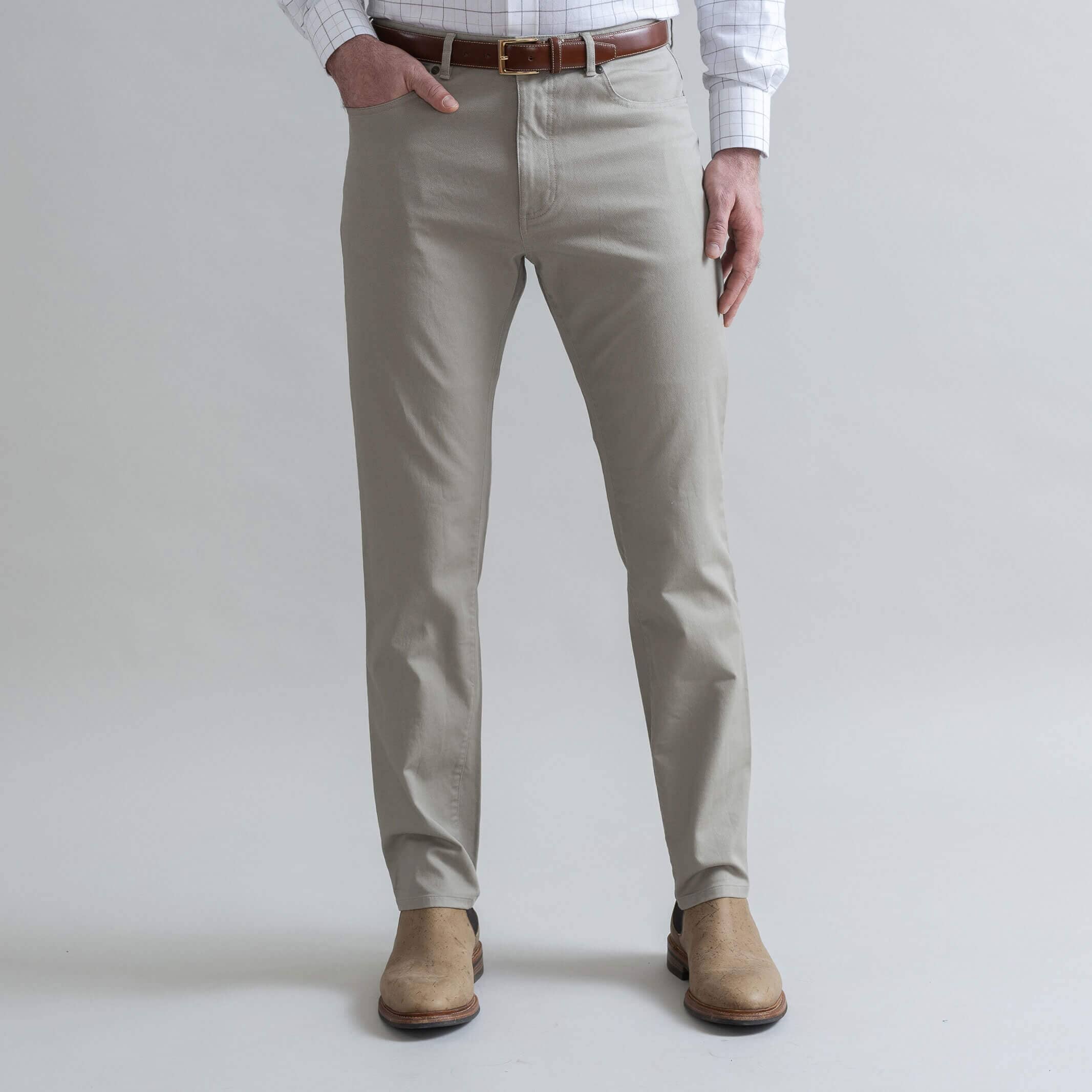 The Cement Stretch Canvas Franklin 5 Pocket Custom Pant Custom Pant- Ledbury