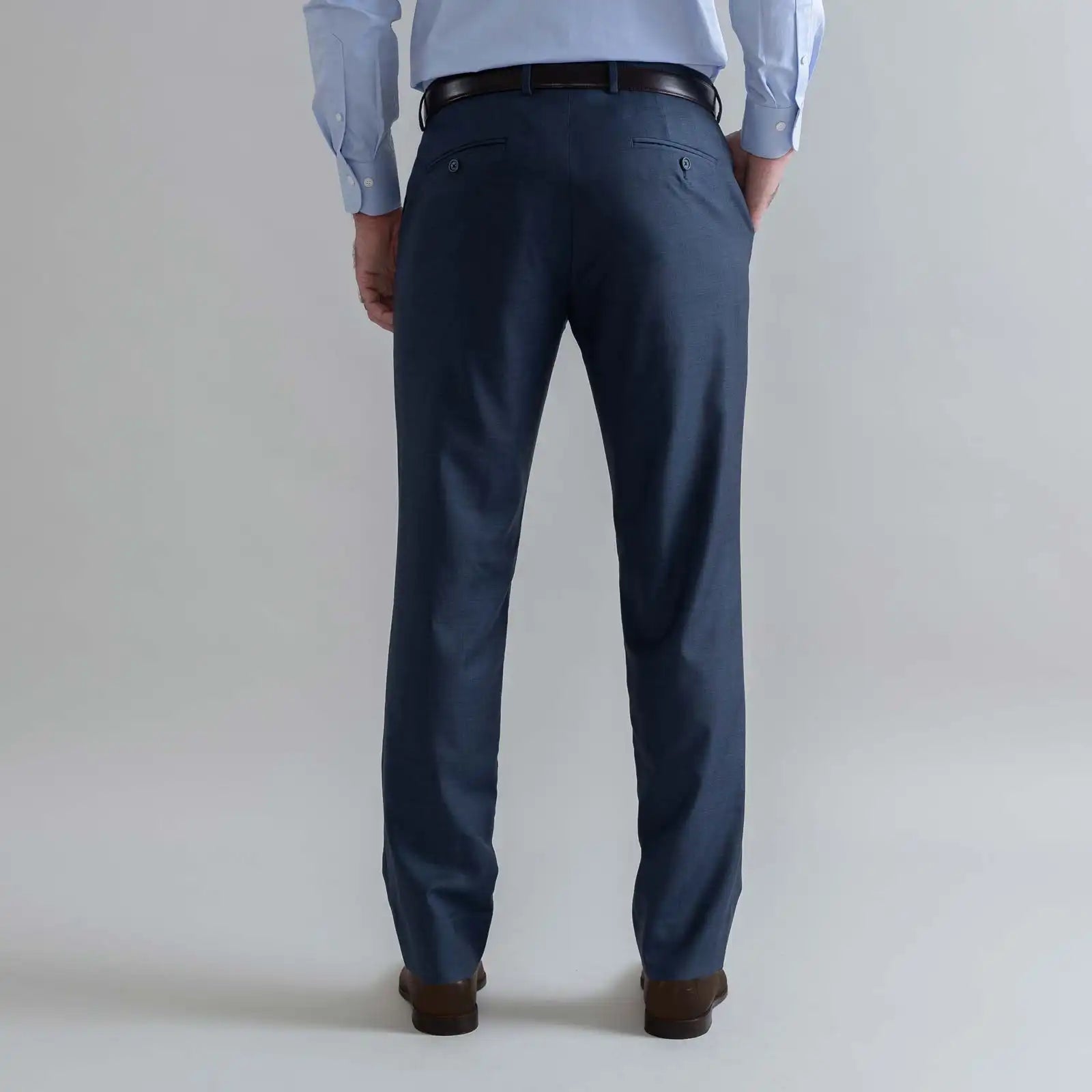 The Slate Blue Richmond Custom Dress Pant Custom Pant- Ledbury