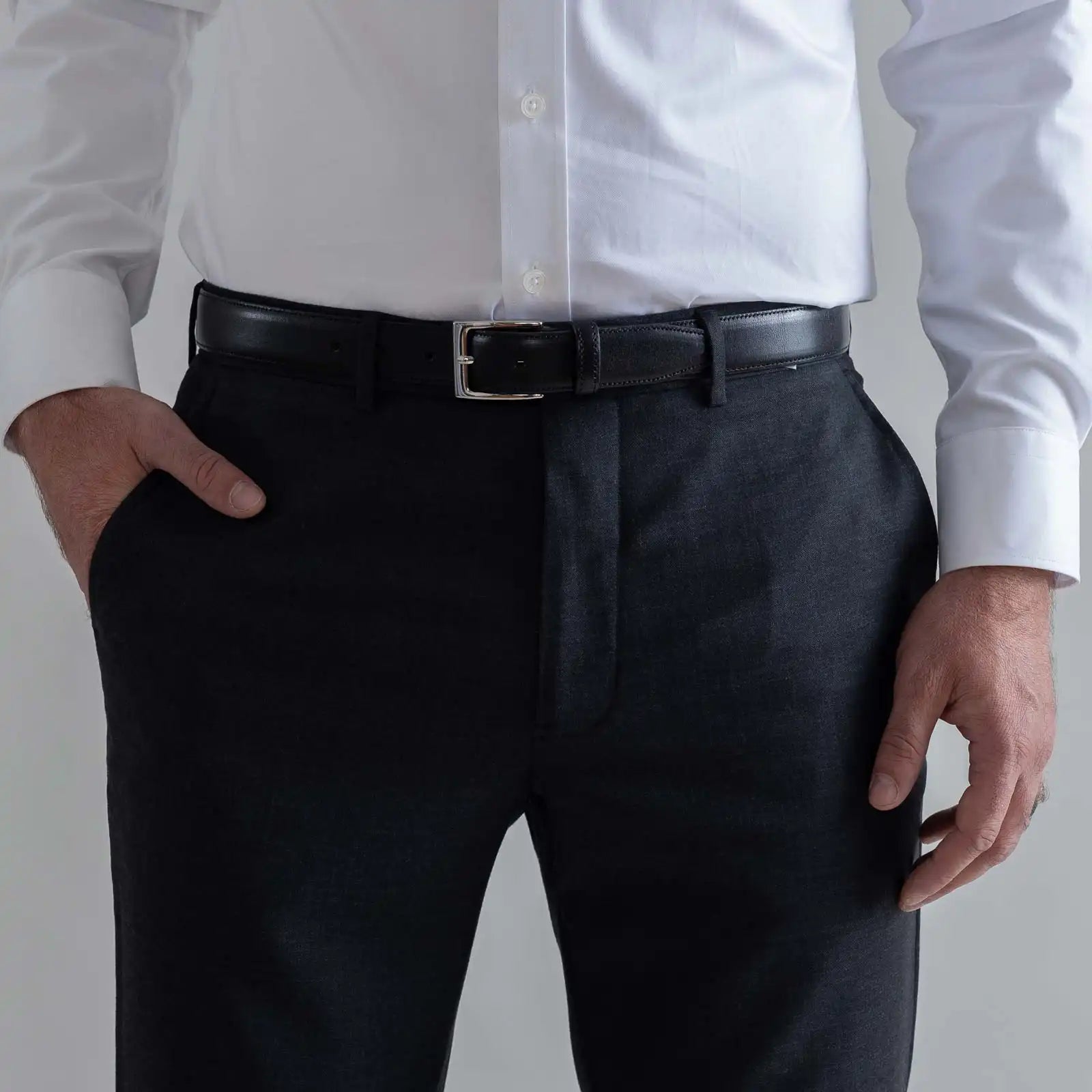 The Charcoal Richmond Custom Dress Pant Custom Pant- Ledbury