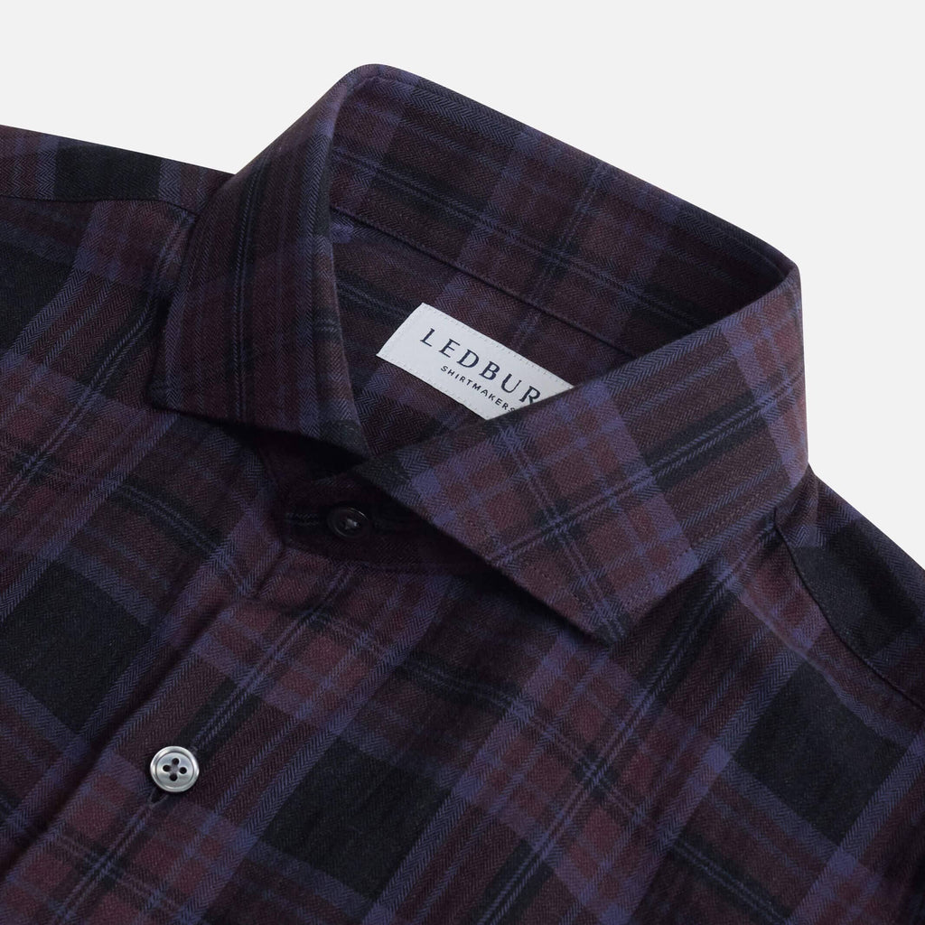 The Esler Brushed Plaid Custom Shirt Custom Casual Shirt- Ledbury