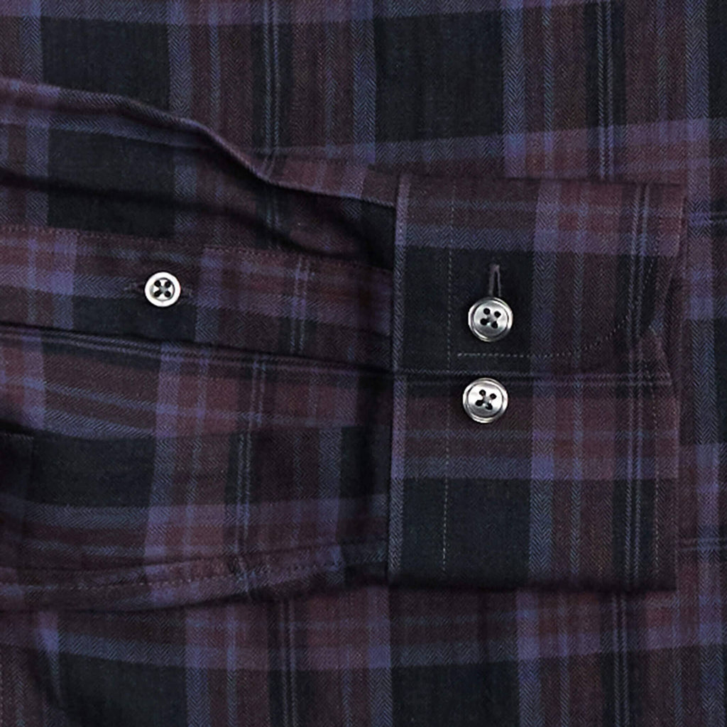 The Esler Brushed Plaid Custom Shirt Custom Casual Shirt- Ledbury