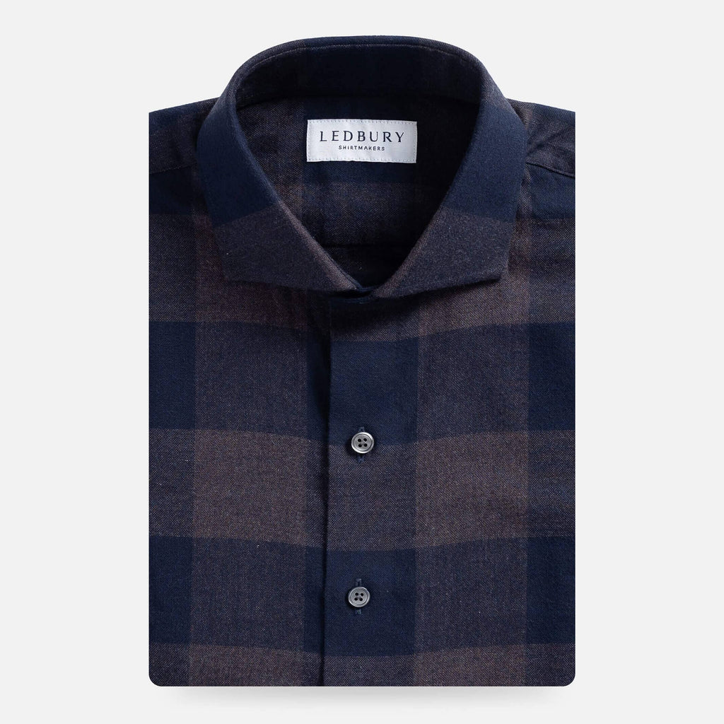 The Kenesaw Flannel Custom Shirt Custom Casual Shirt- Ledbury