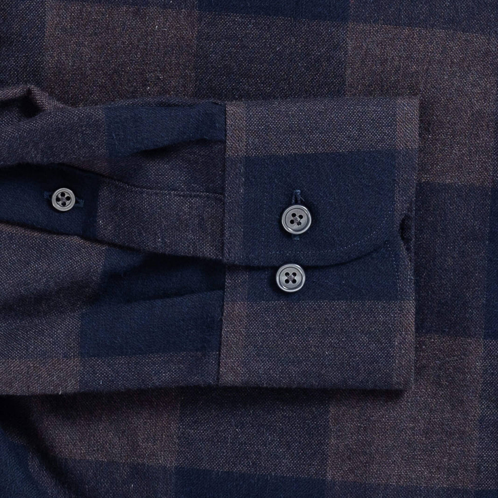 The Kenesaw Flannel Custom Shirt Custom Casual Shirt- Ledbury