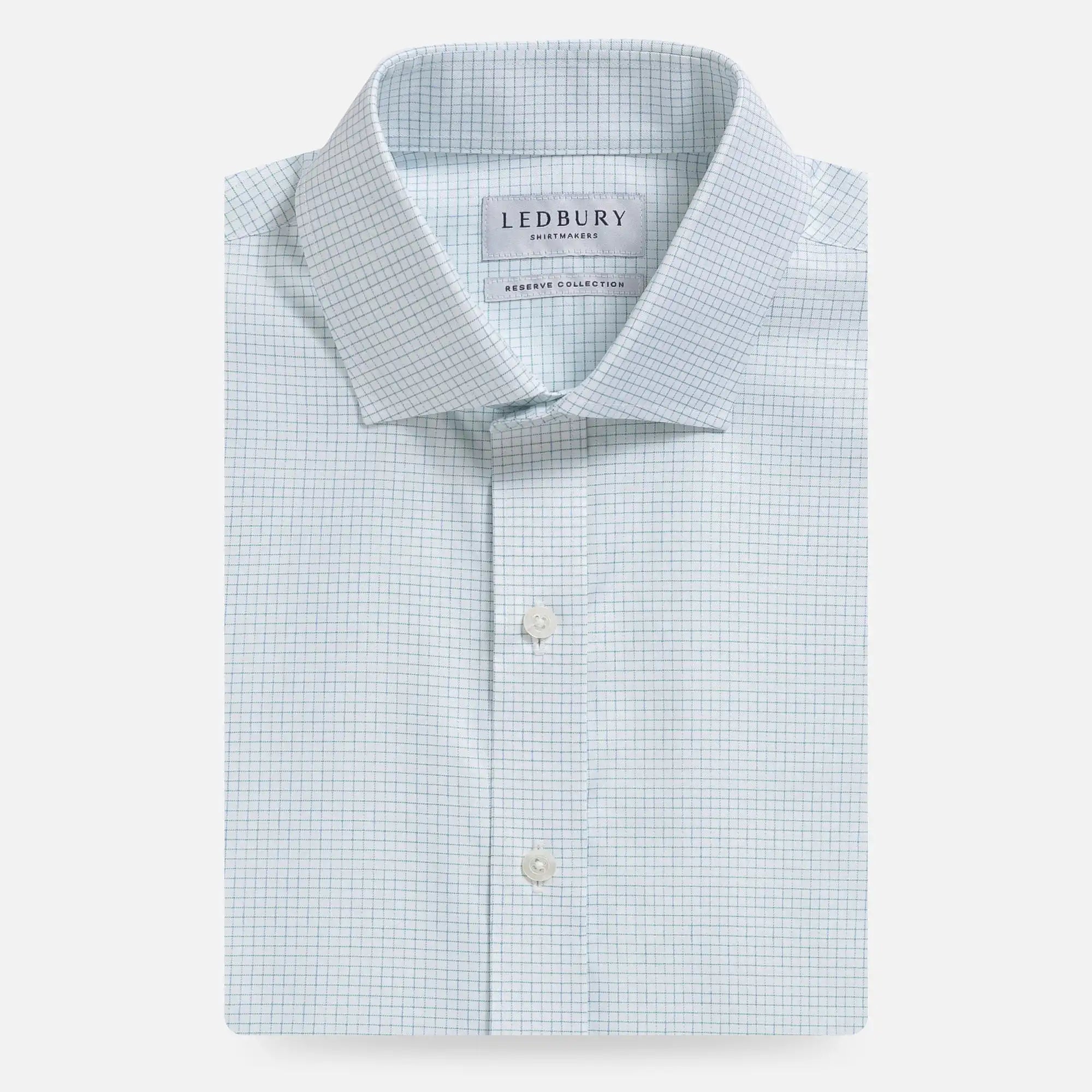 The Leaf Kentland Check Custom Shirt Custom Dress Shirt- Ledbury