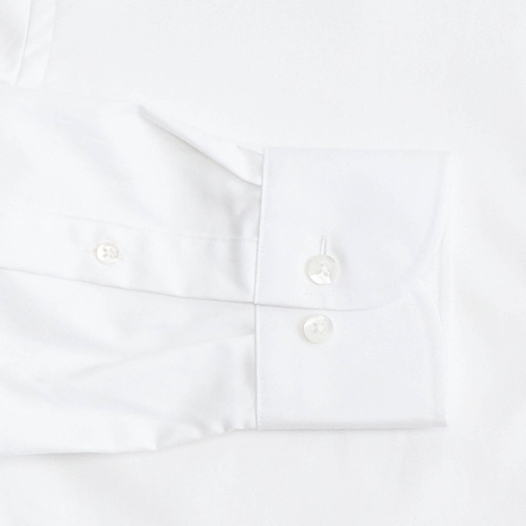 The White King Fine Twill Custom Shirt Custom Dress Shirt- Ledbury