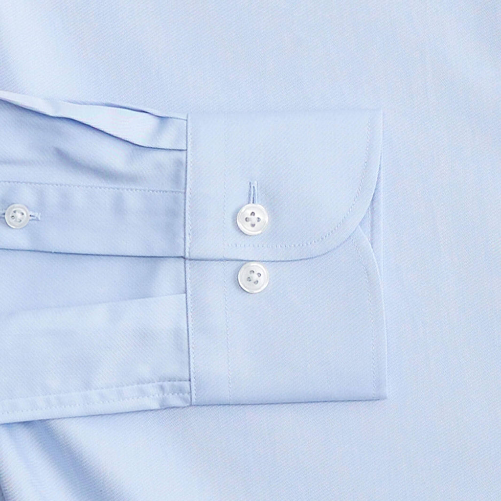 The Light Blue King Fine Twill Custom Shirt Custom Dress Shirt- Ledbury