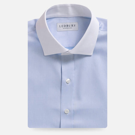 The Blue Madison Winchester Collar Custom Shirt – Ledbury