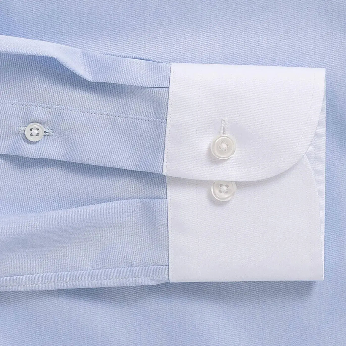 The Blue Madison Winchester Collar Custom Shirt Custom Dress Shirt- Ledbury
