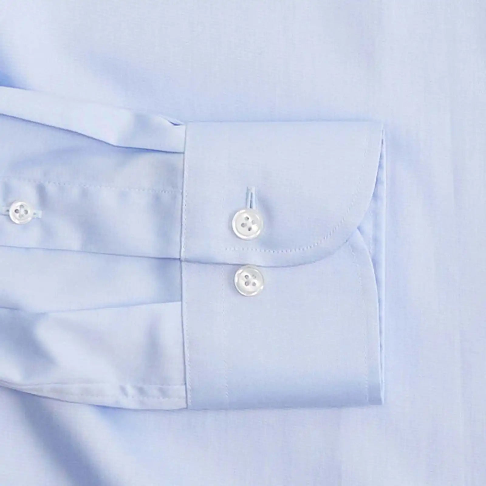 The Blue Madison Fine Twill with French Placket Custom Shirt Custom Dress Shirt- Ledbury