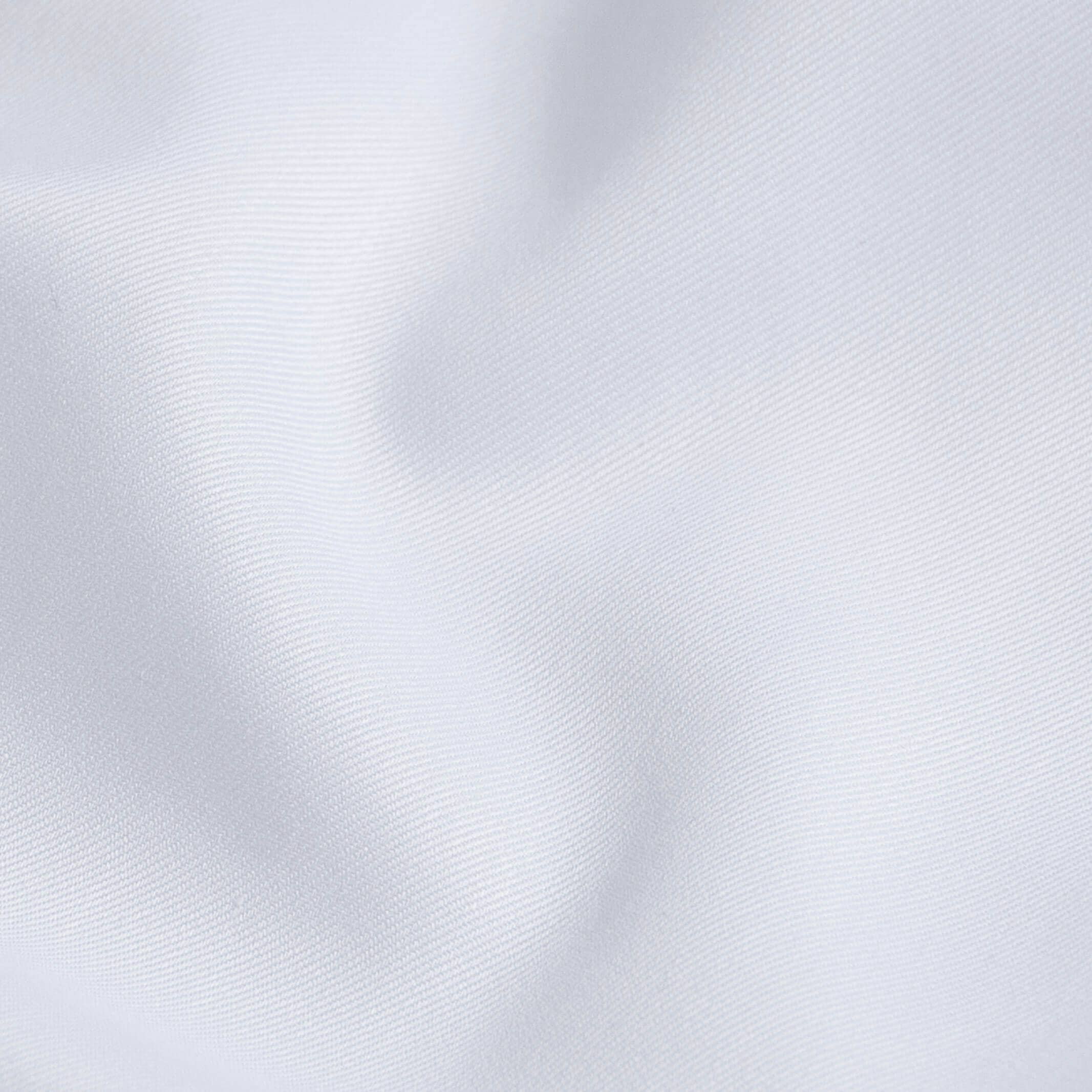 The White Sanders Non Iron Fine Twill with French Placket Custom Shirt Custom Dress Shirt- Ledbury