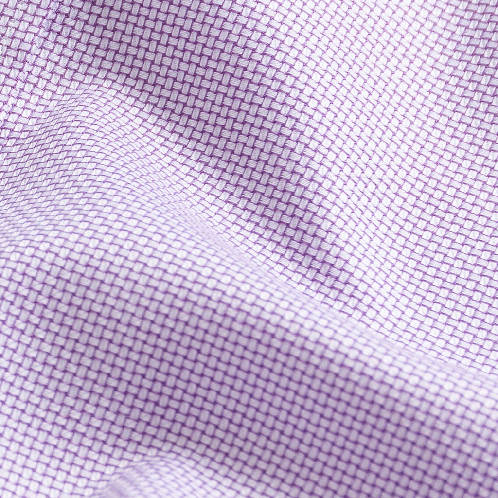 The Purple Alston Non Iron Dobby Custom Shirt Custom Dress Shirt- Ledbury