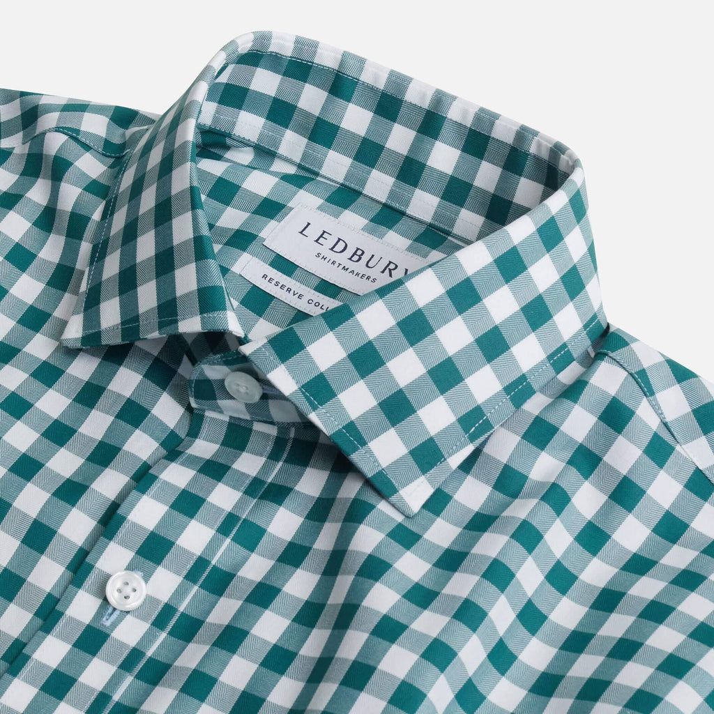 The Juniper Wrenfield Gingham Custom Shirt Custom Dress Shirt- Ledbury