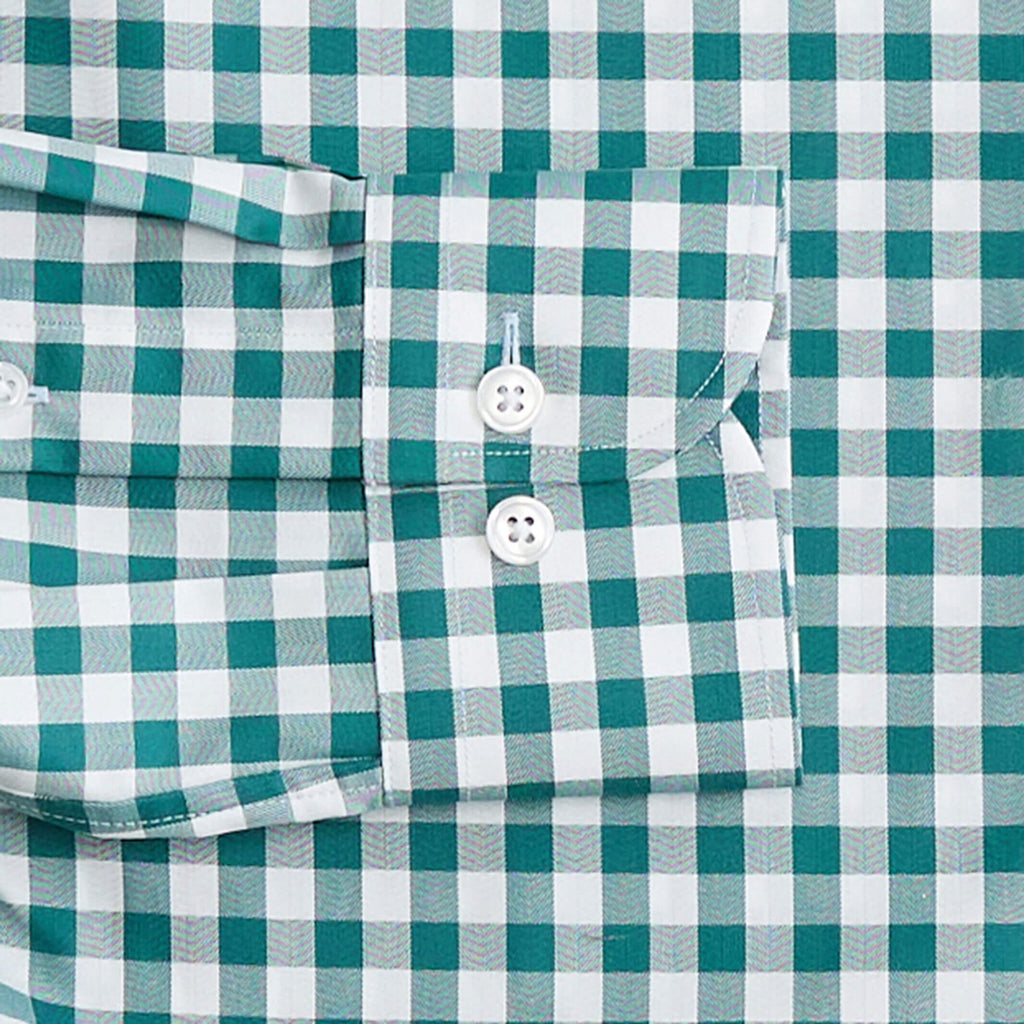 The Juniper Wrenfield Gingham Custom Shirt Custom Dress Shirt- Ledbury