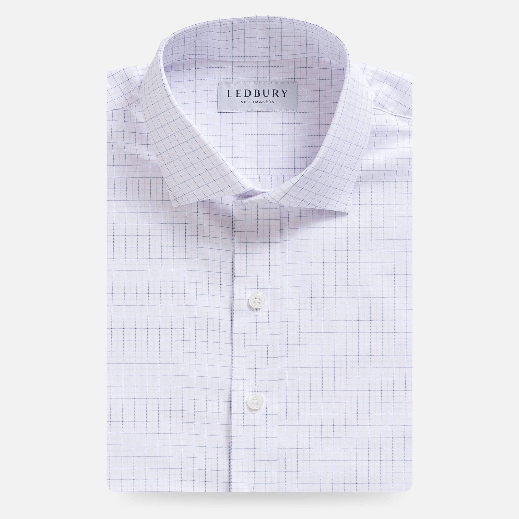 The Pink Singer Check Custom Shirt Custom Dress Shirt- Ledbury