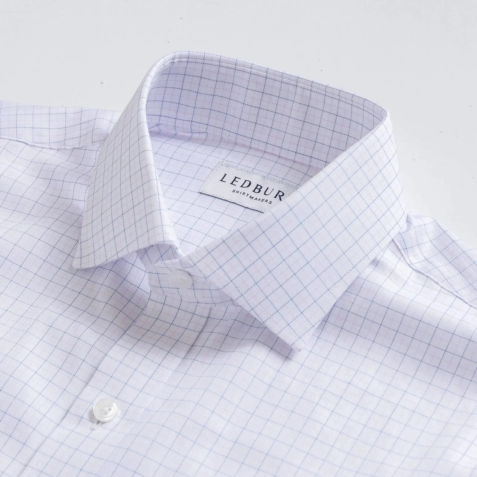 The Pink Singer Check Custom Shirt Custom Dress Shirt- Ledbury