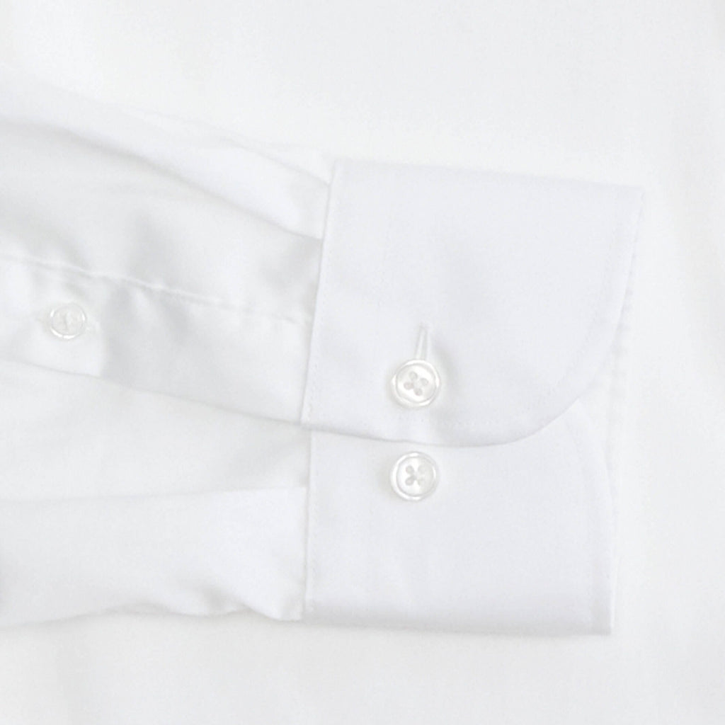 The White Winfield Fine Twill Dress Shirt Dress Shirt- Ledbury