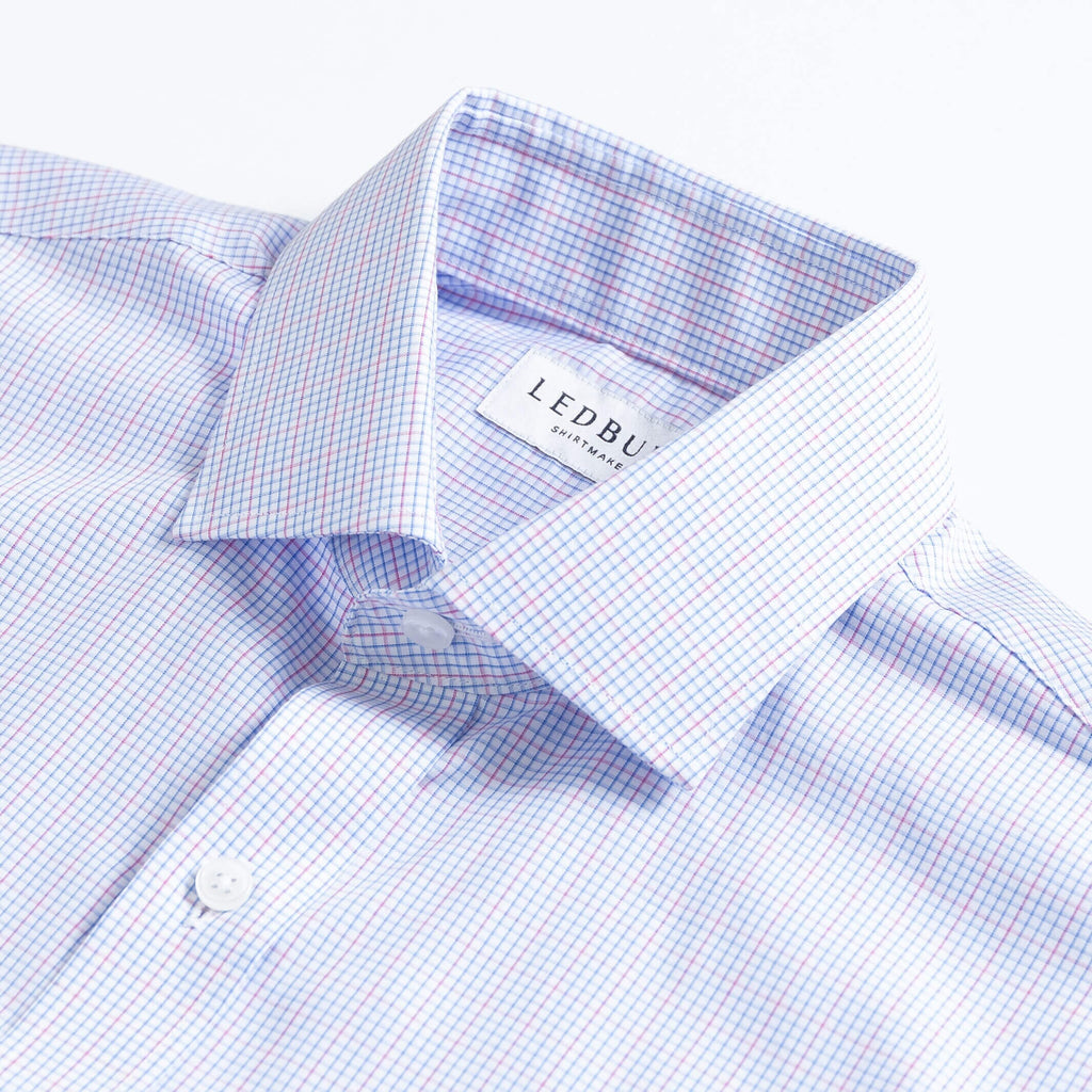 The Pink Kent Check Custom Shirt Custom Dress Shirt- Ledbury