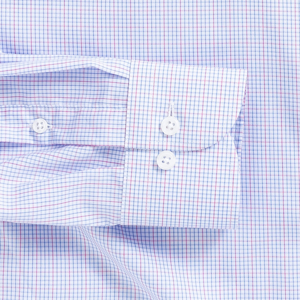 The Pink Kent Check Custom Shirt Custom Dress Shirt- Ledbury